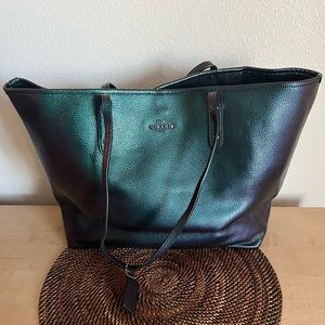 Stunning Holographic Coach Tote
